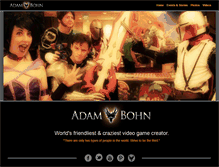 Tablet Screenshot of adambohn.com